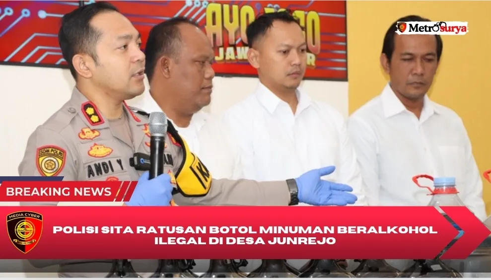 Polres Batu Ungkap Home Industri Minuman Beralkohol Ilegal di Junrejo