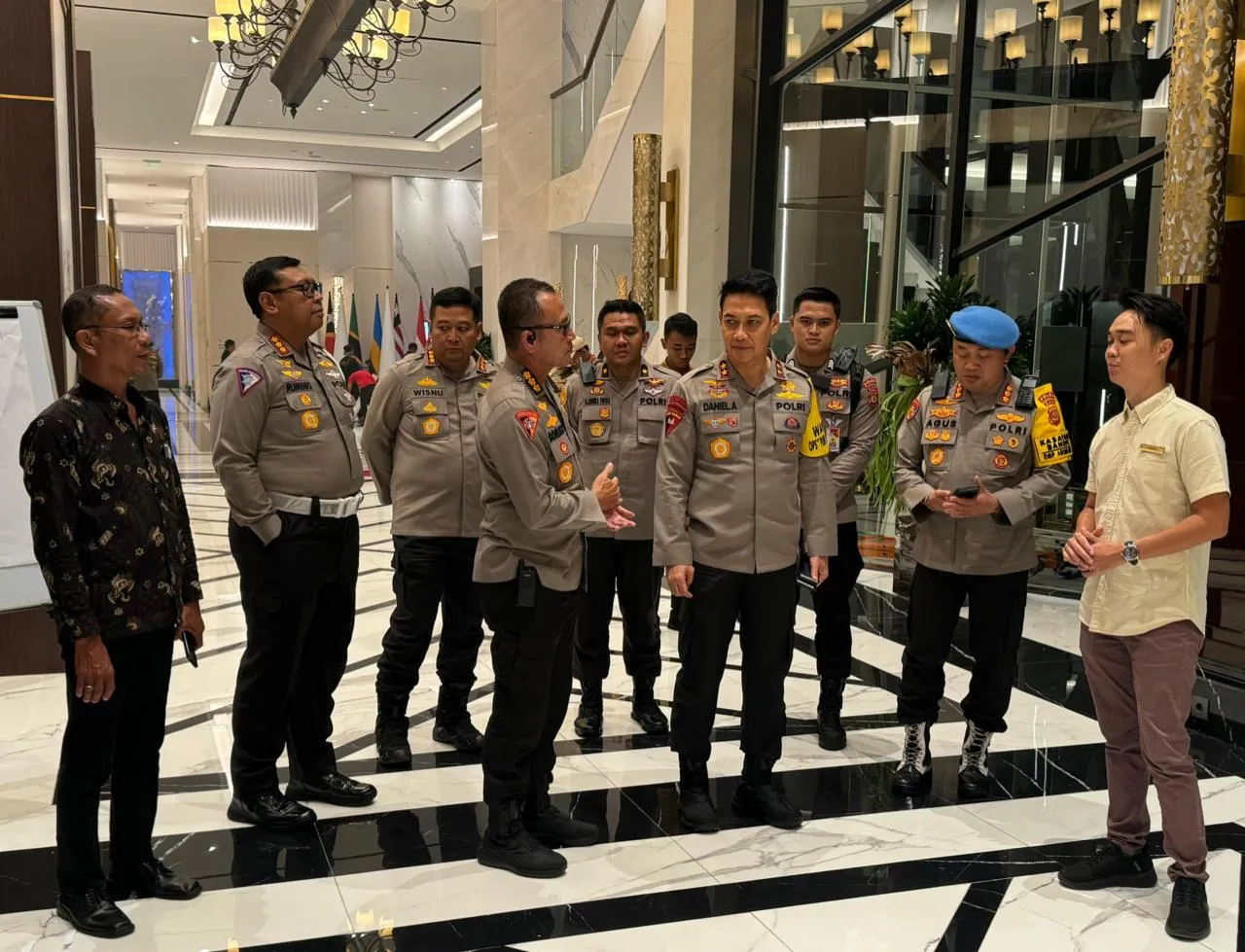 Kapolda Bali Turun Langsung Cek Kesiapan Venue KTT IAF ke-2