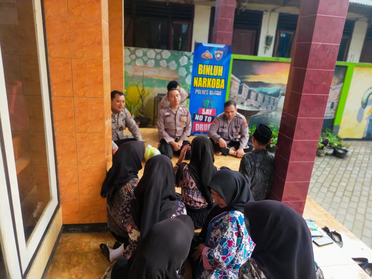 Polres Blitar Laksanakan Binluh Wujudkan Generasi Muda Bersih dari Narkoba