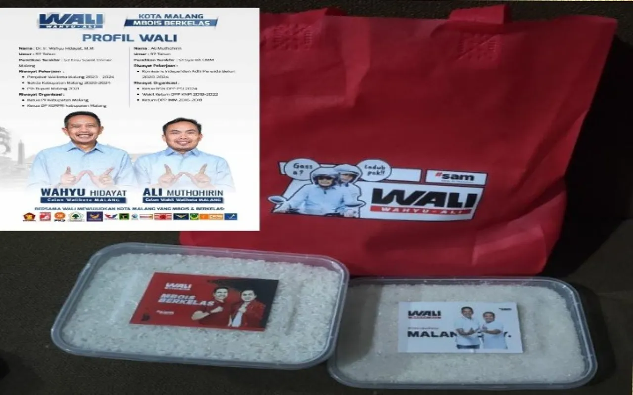 Jelang Pengumuman KPU, Paslon Wahyu-Ali Diduga Terindikasi Melanggar Aturan dengan Pembagian Sembako