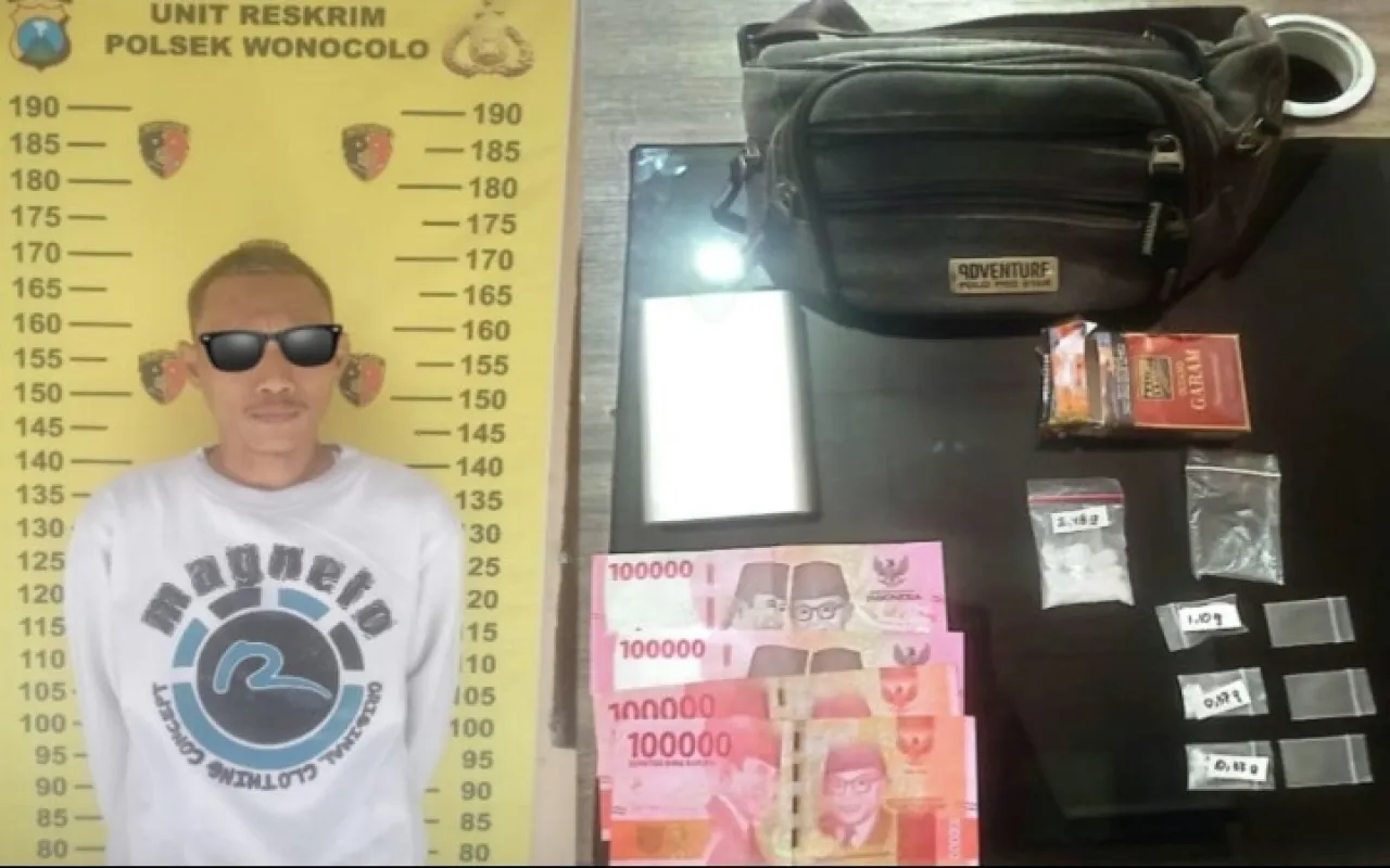 Polsek Wonocolo Berhasil Ungkap Kasus Narkotika, Amankan 4,28 Gram Sabu-sabu