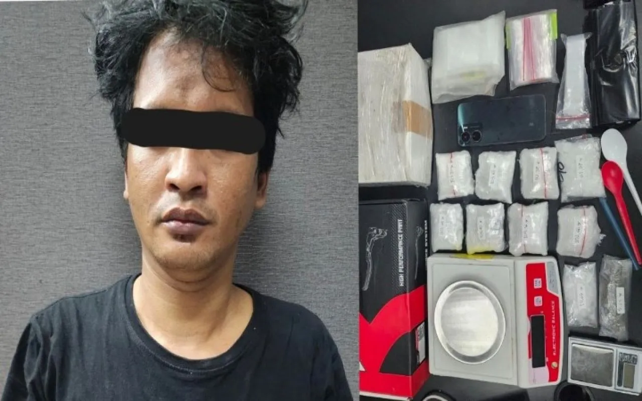Ditresnarkoba Polda Jatim Tangkap Bandar Narkoba di Kawasan Jagalan Surabaya