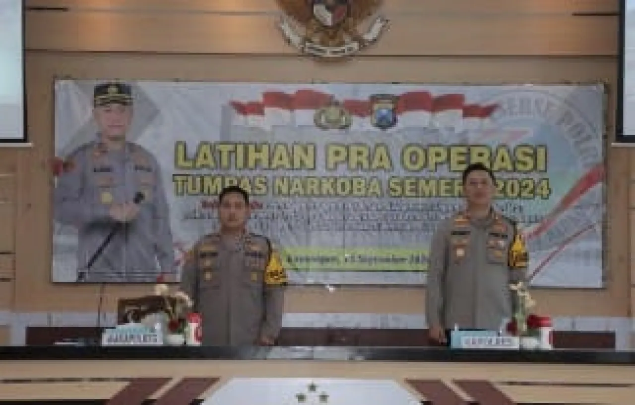 Polres Lamongan Akan Laksanakan Gelar Operasi Tumpas Narkoba Semeru 2024