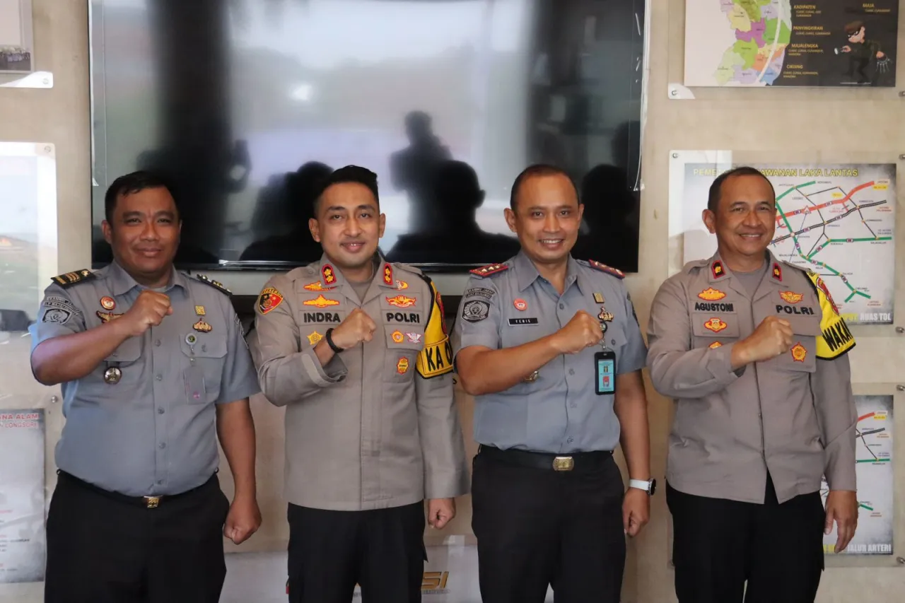 Kapolres Majalengka Sambut Kunjungan Kalapas Majalengka di Mapolres