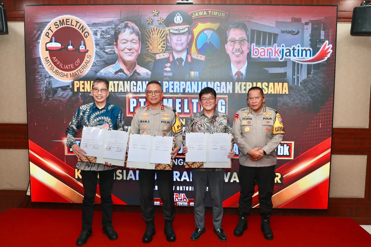 Sinergi Polda Jatim, PT. Smelting, dan Bank Jatim Perkuat Ekonomi dan Bisnis
