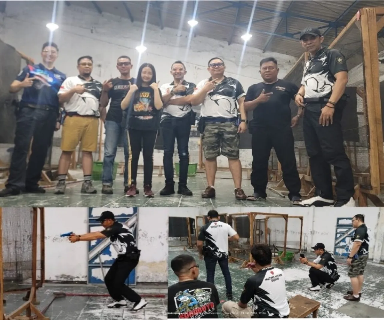 Skill Airsoft KHS Level Up di Lapangan Tembak Kodam V Brawijaya