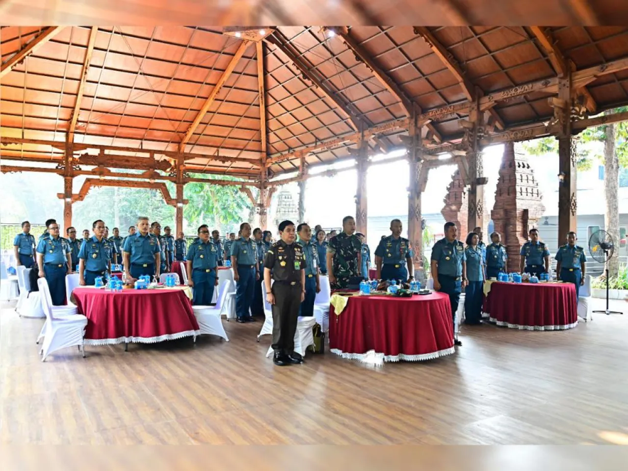 Terus Jalin Sinergitas, TNI AL Gelar Pertemuan Perwira Korps Hukum Wilayah Jakarta.