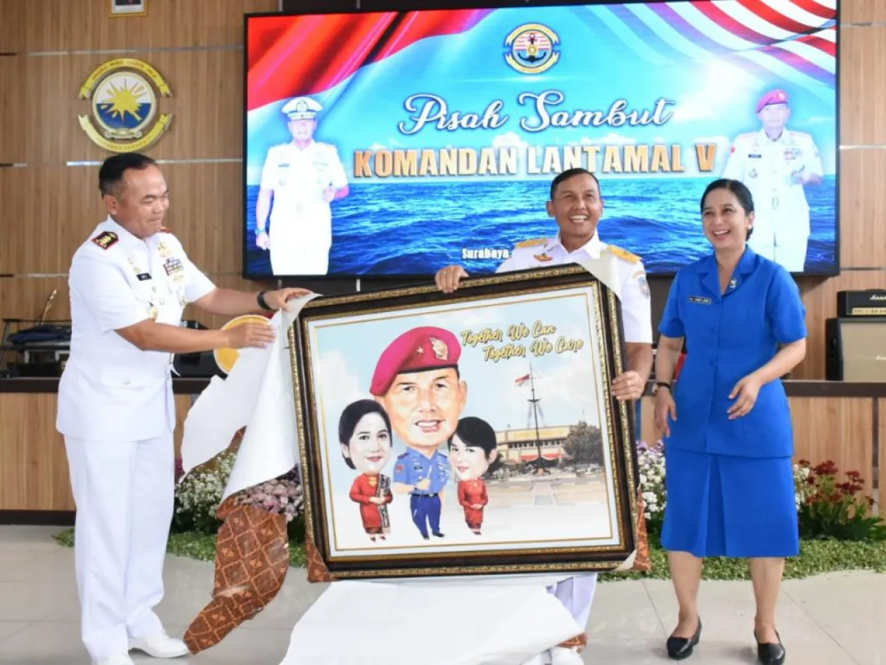 LANTAMAL V GELAR PISAH SAMBUT DANLANTAMAL V.