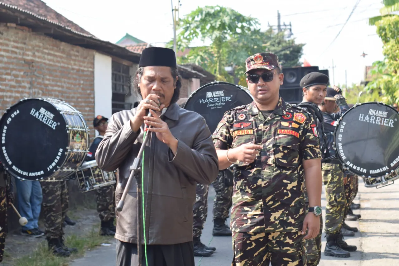 Ansor Banser Jombang Kirab Merah Putih 300M Napak Tilas Jejak Santri