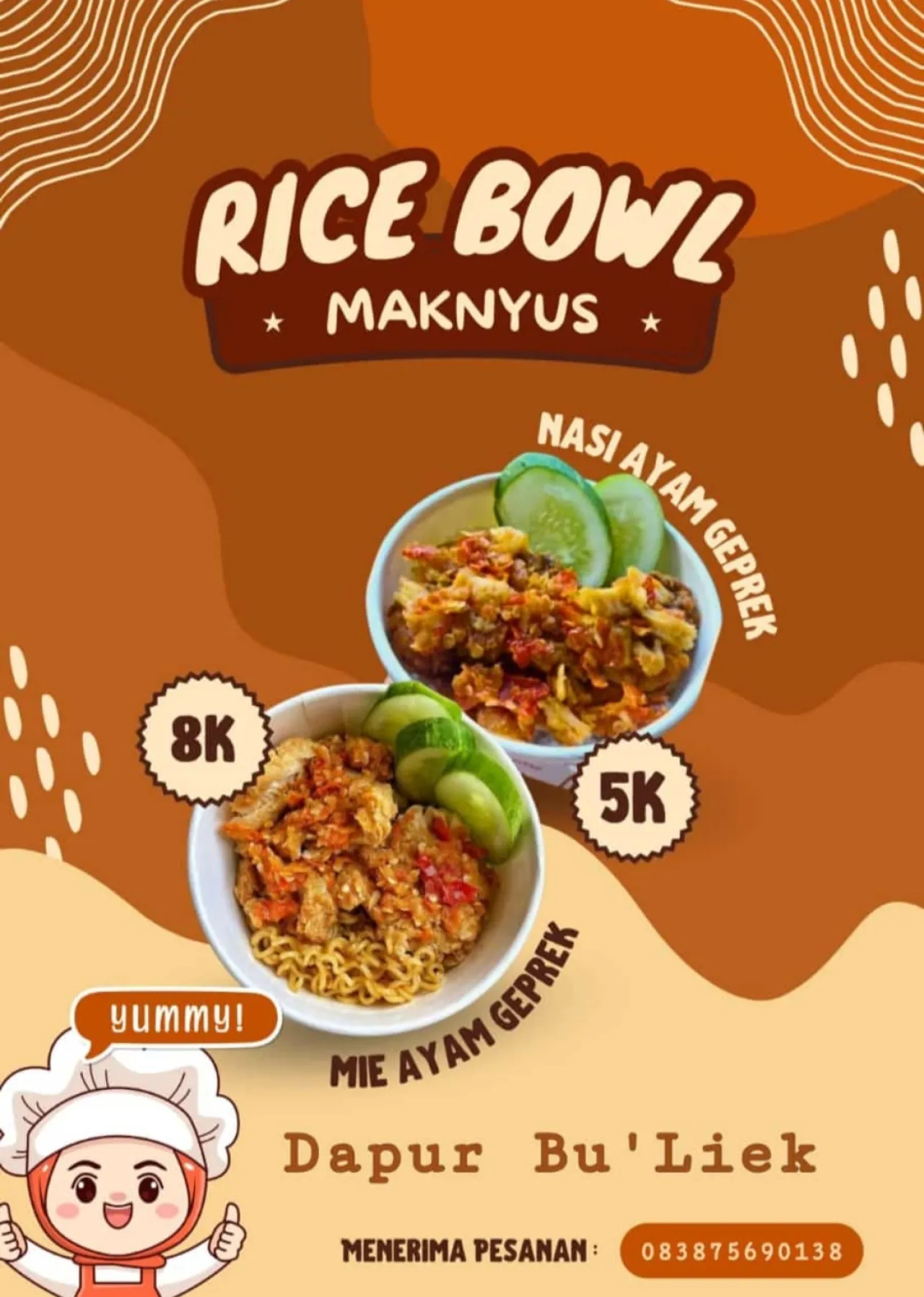 “Rice Bowl Maknyus Dapur Bu'Liek, Hidangan Lezat Harga Terjangkau!”