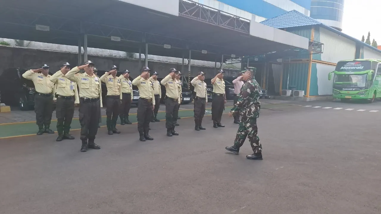 Latihan dan Penyegaran Satuan Pengamanan PT Haleyora Powerindo Penempatan PT PLN UIP JBTB