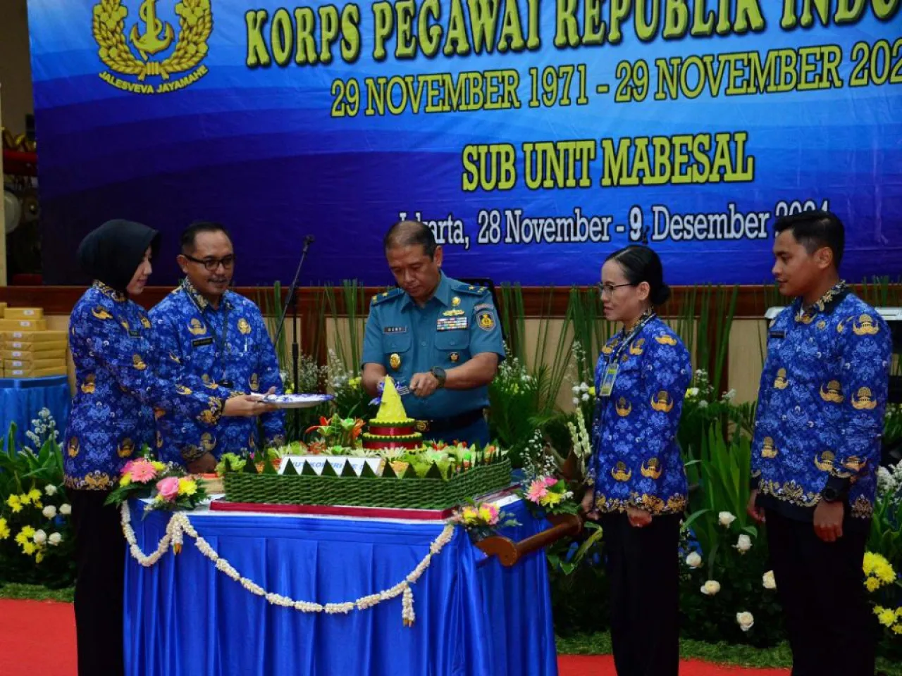 ASPERS KASAL: KORPRI TNI AL Terus Berinovasi Dan Beradaptasi Untuk Memberi Kontribusi Maksimal.