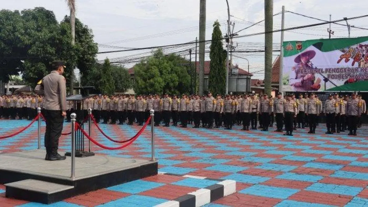 Polres Majalengka Kerahkan Ratusan Personel Jadi Penggerak Ketahanan Pangan Bergizi