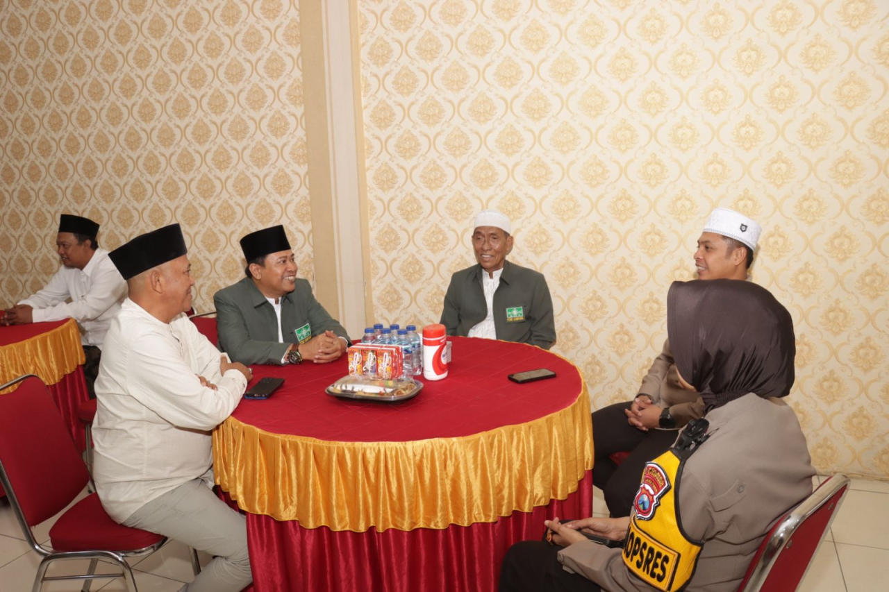 Dukung Pilkada Damai 2024 Empat Ormas Sambangi Polres Sampang