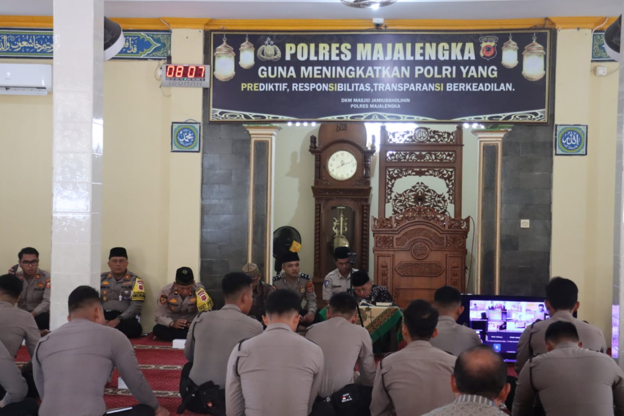 Polres Majalengka Gelar Binrohtal untuk Ciptakan Polri yang Lebih Humanis