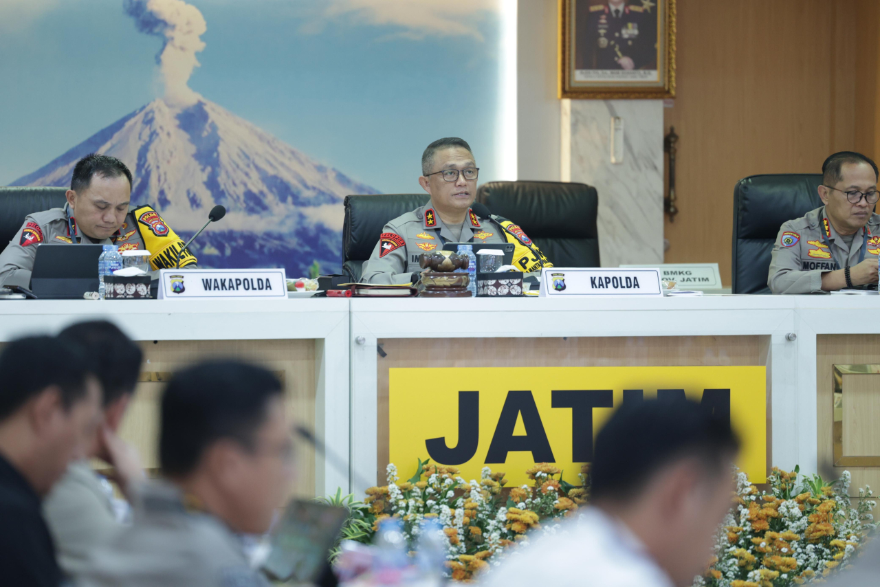 Anev Sitkamtibmas September 2024 Polda Jatim Berhasil Turunkan Angka Kriminalitas dan Kecelakaan Lalulintas