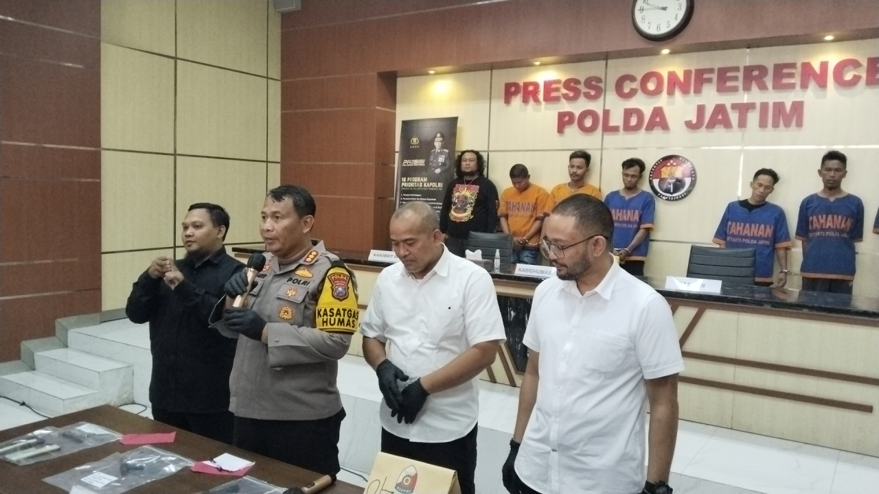Tim Jatanras Polda Jatim Tangkap Tersangka Curat di Pasuruan