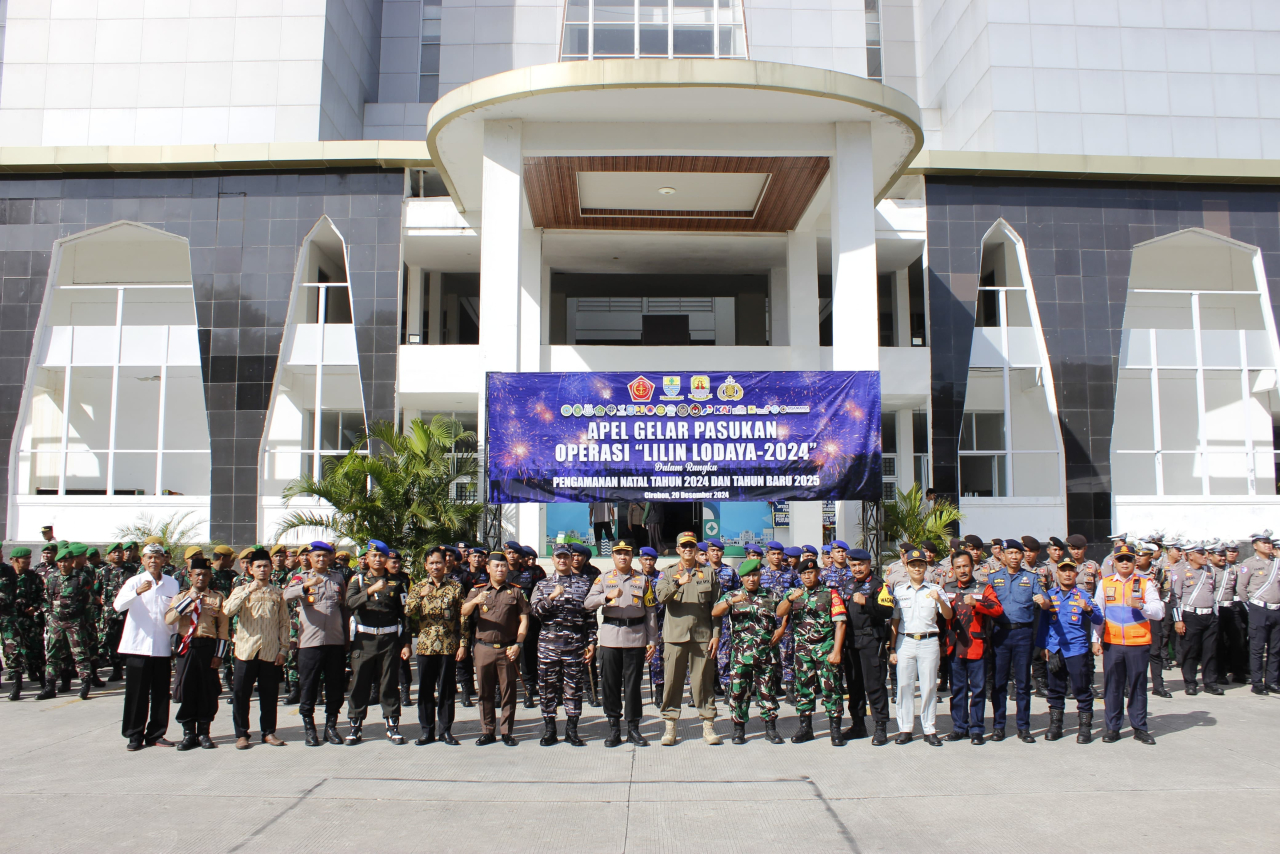 Apel Gelar Pasukan “ Ops Lilin Lodaya 2024”: Wujud Kesiapan Polres Cirebon Kota Amankan Nataru