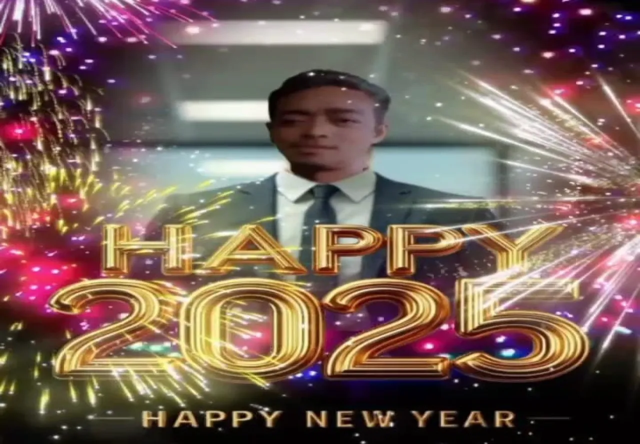 Sugianto Kabiro Metrosurya.com Lamongan, Ucapkan Selamat Tahun Baru 2025