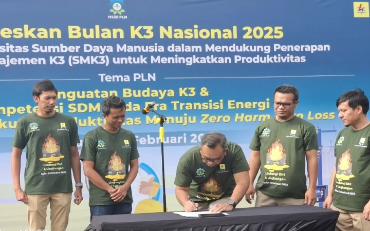 Apel Bulan K3 Nasional 2025 PLN PUSMANPRO UPMK II: Tingkatkan SDM, Mantapkan SMK3, Maksimalkan Produktivitas