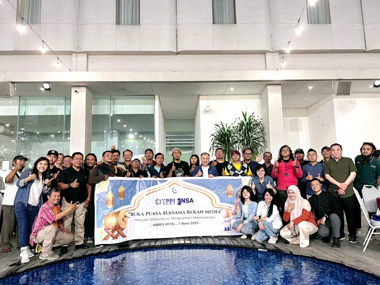 Pererat Silaturahmi, YPPI & NSA Gelar Bukber Hangat Bersama Rekan Media