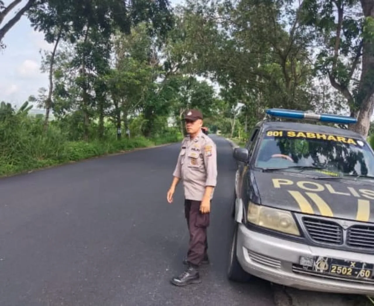 Polsek Ngimbang Giat Patroli Obyek Vital Guna Cegah Dan Guna Tangkal 4C Di Wilayah Ngimbang