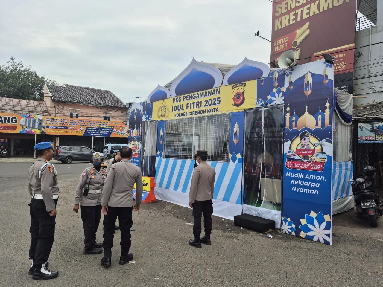 Polres Cirebon Kota Cek Kesiapan Pos Pengamanan dan Pelayanan Ops Ketupat Lodaya 2025
