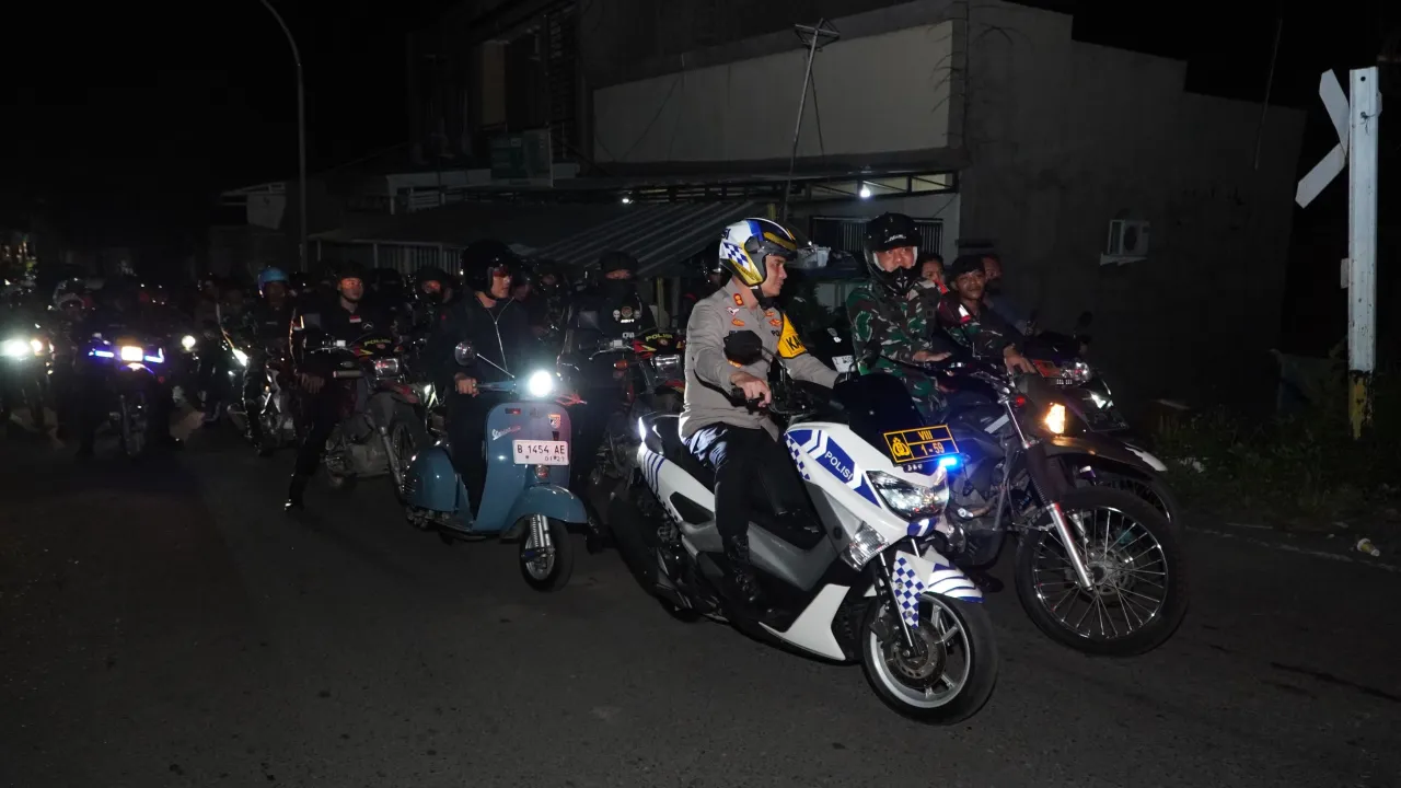 Polres Cirebon Kota Gelar Patroli Skala Besar, Antisipasi Gangguan Kamtibmas