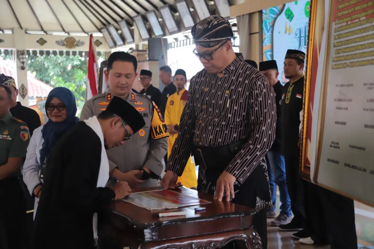Deklarasi Damai Perguruan Silat di Magetan, Polisi : Komitmen Bersama Ciptakan Keamanan dan Persauda