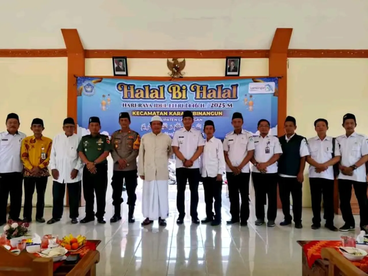 Menggelar Acara Halal Bihalal idul Fitri 1446H Pererat Sinergi Dan Kebersamaan kecamatan karangbinangun