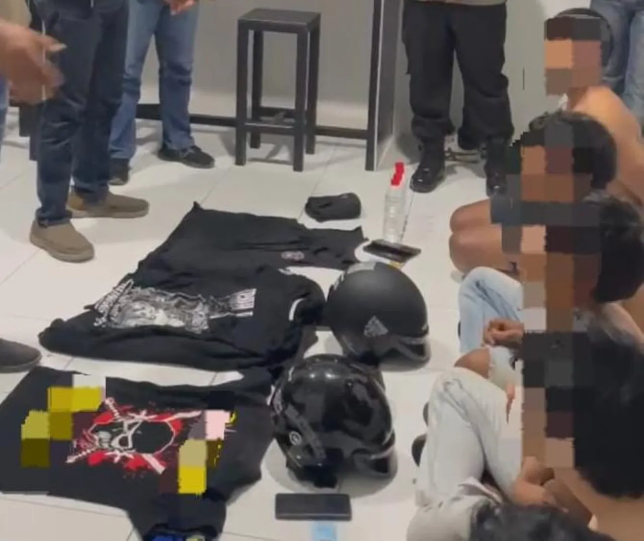 Polisi Amankan Lima Pesilat Asal Tulungagung yang Ganggu Kamtibmas di Blitar