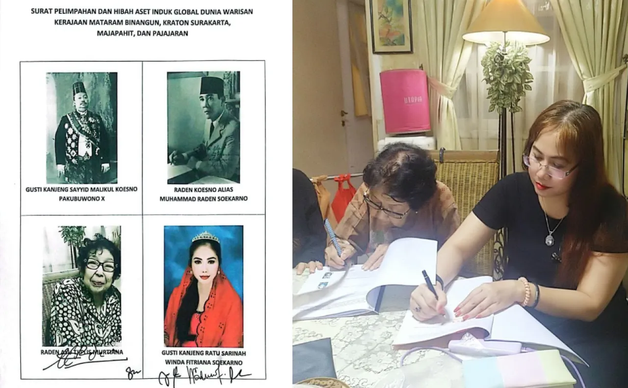 Aset Raja Pakubuwono X, MR.Soekarno, Gray Koesdinah & Lady Rose Dilimpahkan ke Ratu Sarinah WF Soekarno