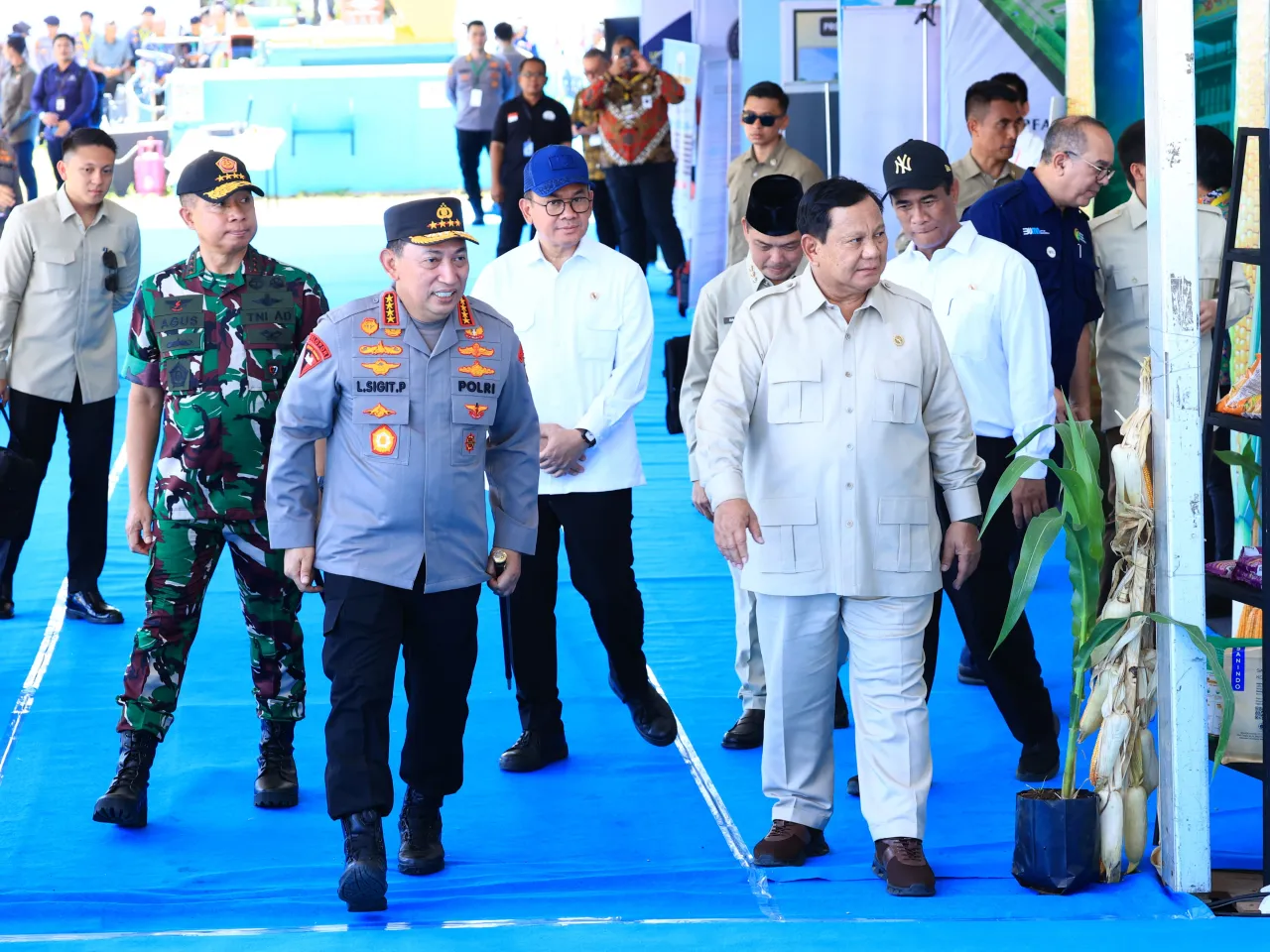 Presiden Prabowo Sambut Baik dan Apresiasi Panen Raya Jagung Inisiasi Polri Berhasil