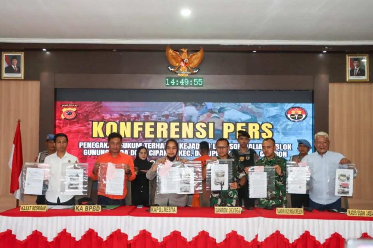Polresta Cirebon Tetapkan Dua Tersangka dalam Kasus Longsor Tambang Al-Azhariyah