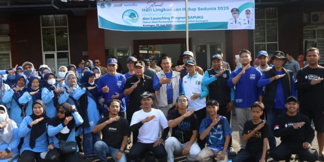 SAPUKU Diluncurkan, Bupati Kuningan Serukan Aksi Kolektif Atasi Sampah Plastik