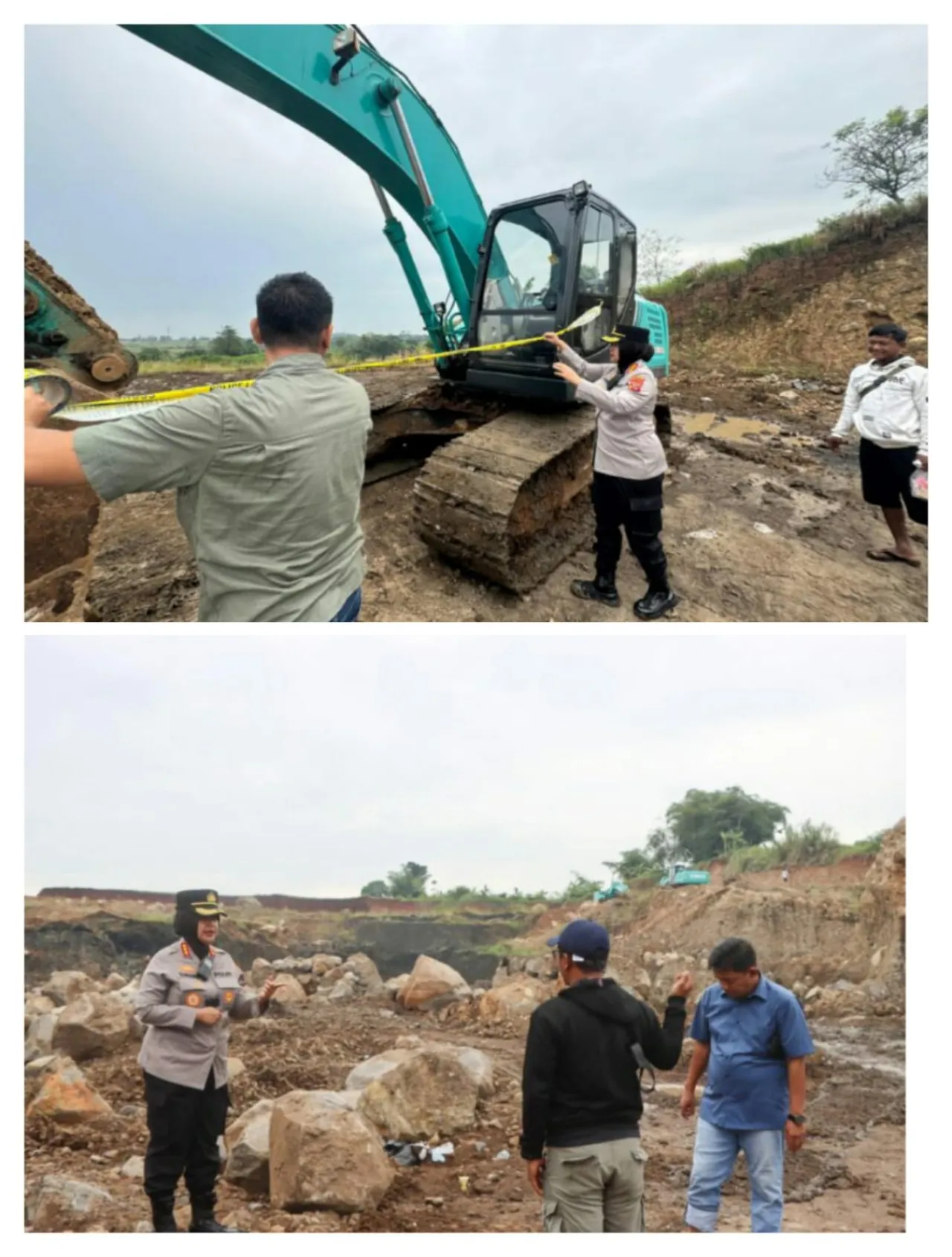 Polresta Cirebon Segel Tambang Galian C Diduga Ilegal di Beber, Langkah Tegas Cegah Bencana dan Pelanggaran Hukum