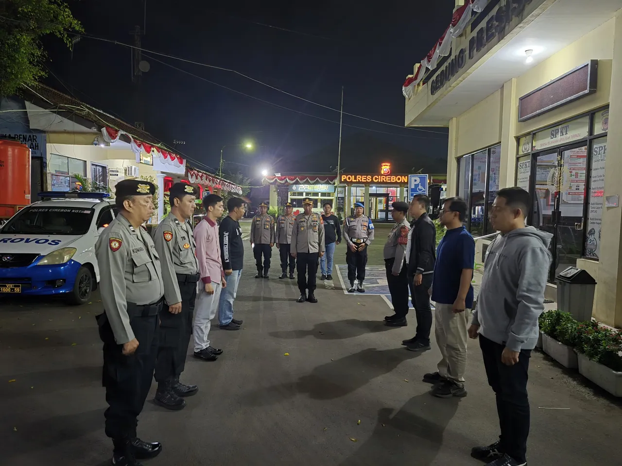 Polres Cirebon Kota Gelar KRYD Penertiban Jam Malam Peserta Didik