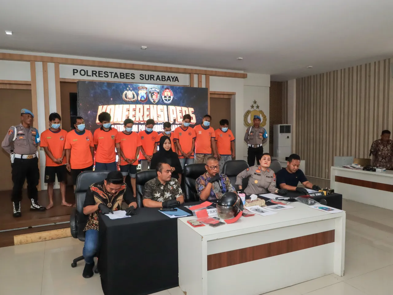 Polrestabes Surabaya Bongkar Sindikat Pencurian Berjaringan, Enam TKP Digerebek