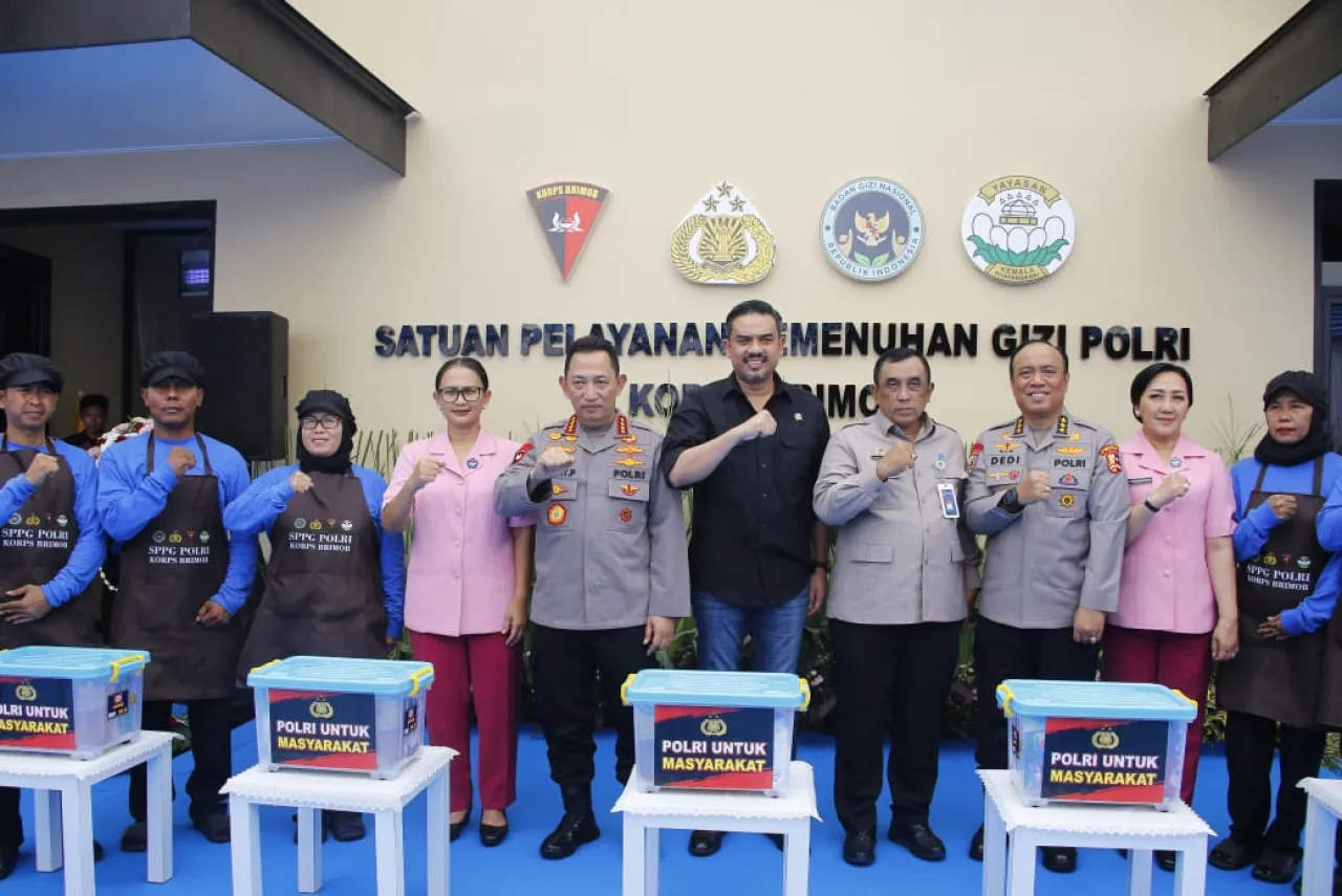 Kapolri Resmikan SPPG di 28 Titik di Indonesia, Dukung Program MBG