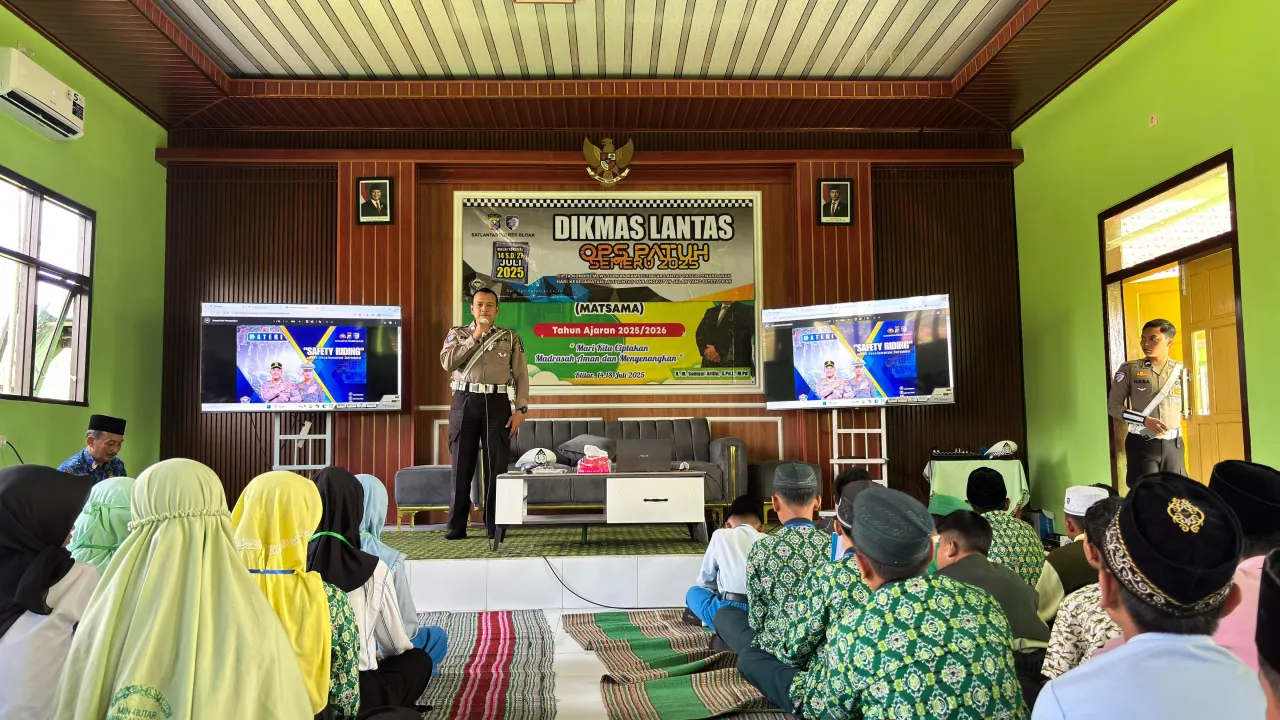 Operasi Patuh Semeru 2025 Polres Blitar Ajak Pelajar Jadi Pelopor Keselamatan