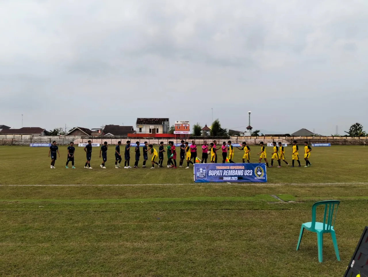 Bupati Cup Antara kesebelasan Rembang 1 versus PS Bulu Dengan Skor 3 : 0