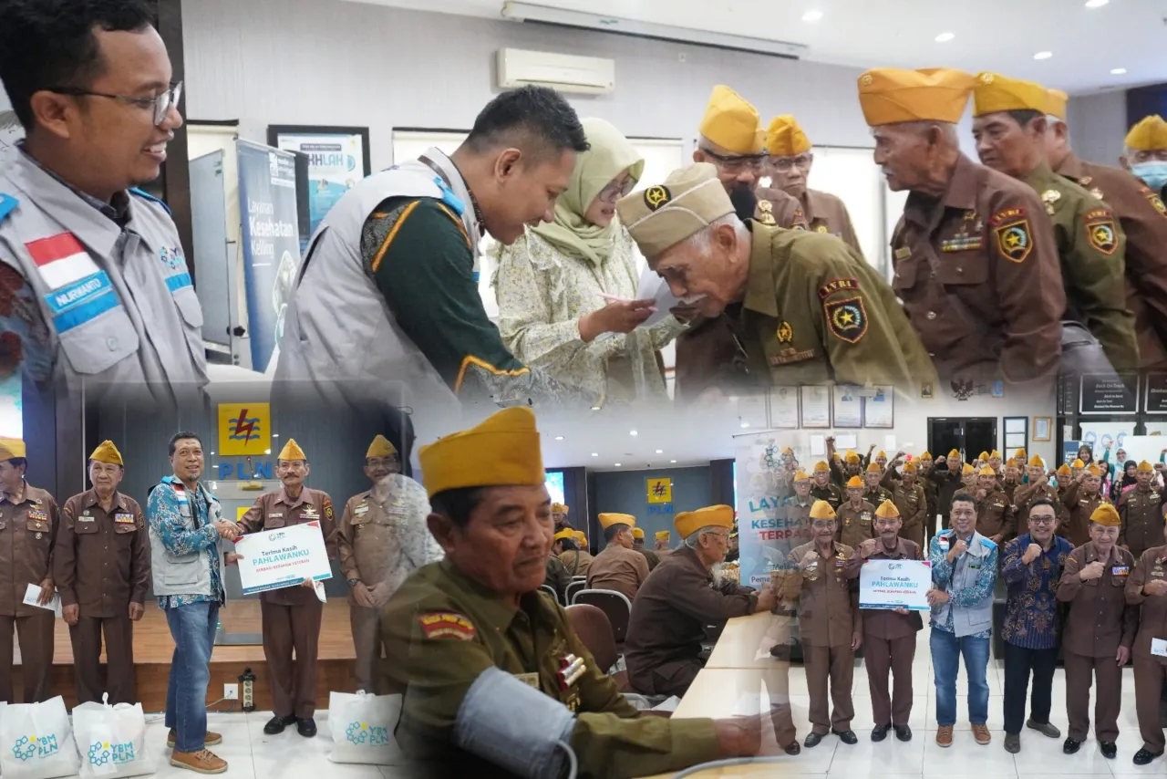 YBM PLN UIP JBTB Beri Apresiasi untuk Veteran di HUT RI ke-80, Hadirkan Layanan Kesehatan dan Santunan