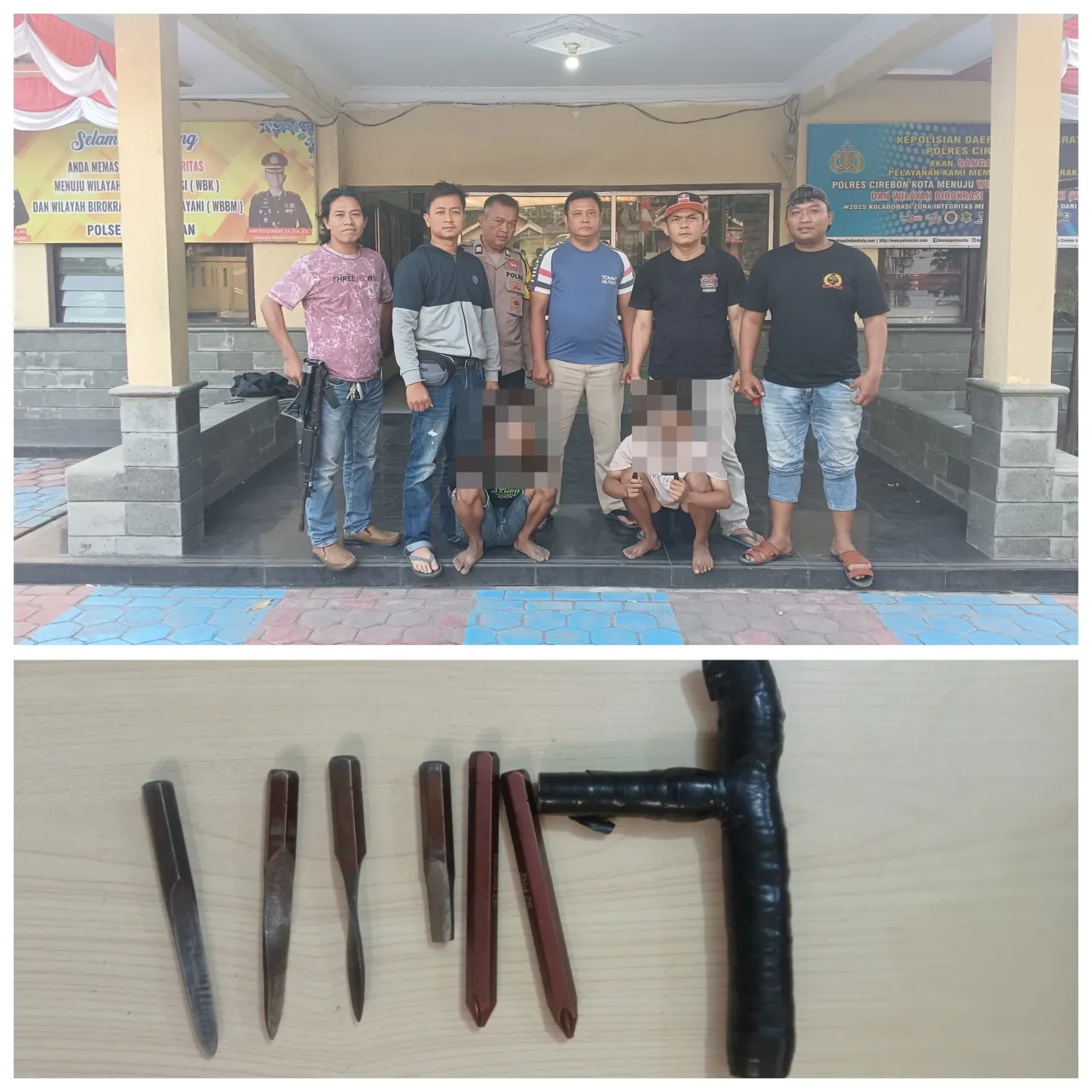 Polsek Kapetakan Tangkap Dua Pelaku Curanmor, Begini Kronologi Pengungkapannya