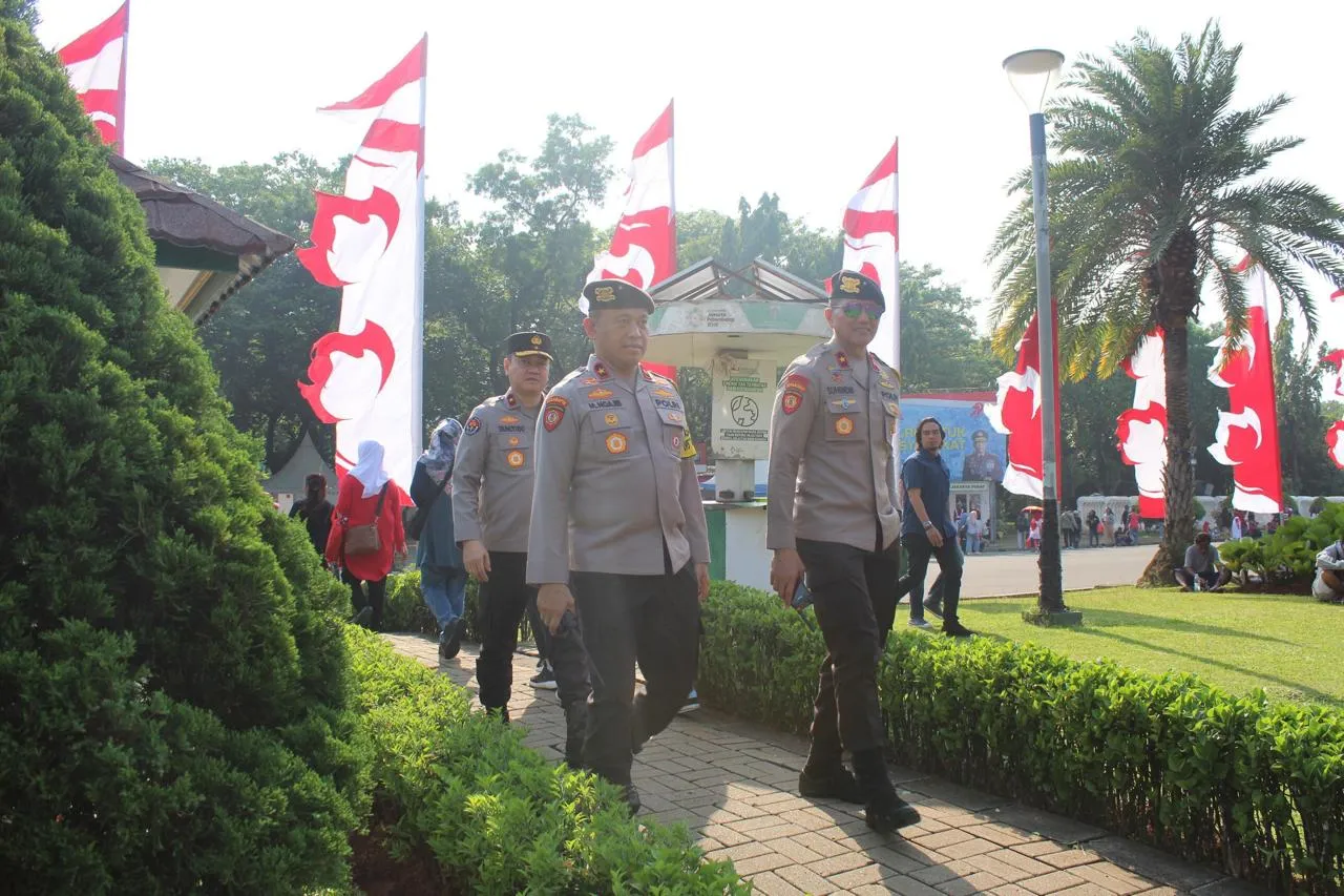 Polri Pastikan Keamanan di Kawasan Bundaran HI, Cek Langsung Personel Ops Merdeka Jaya 2025