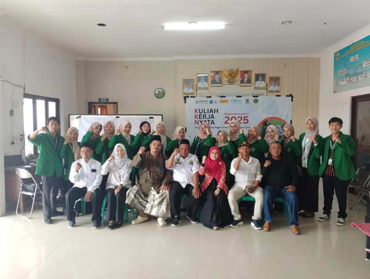 Perpisahan Mahasiswa IAIN Syekh Nurjati Cirebon KKN di Desa Mundumesigit Kecamatan Mundu