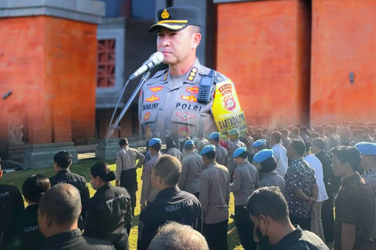 Polda Bali Tetap Siaga di Hari Libur, Laksanakan Apel Jaga Kondusifitas Kamtibmas