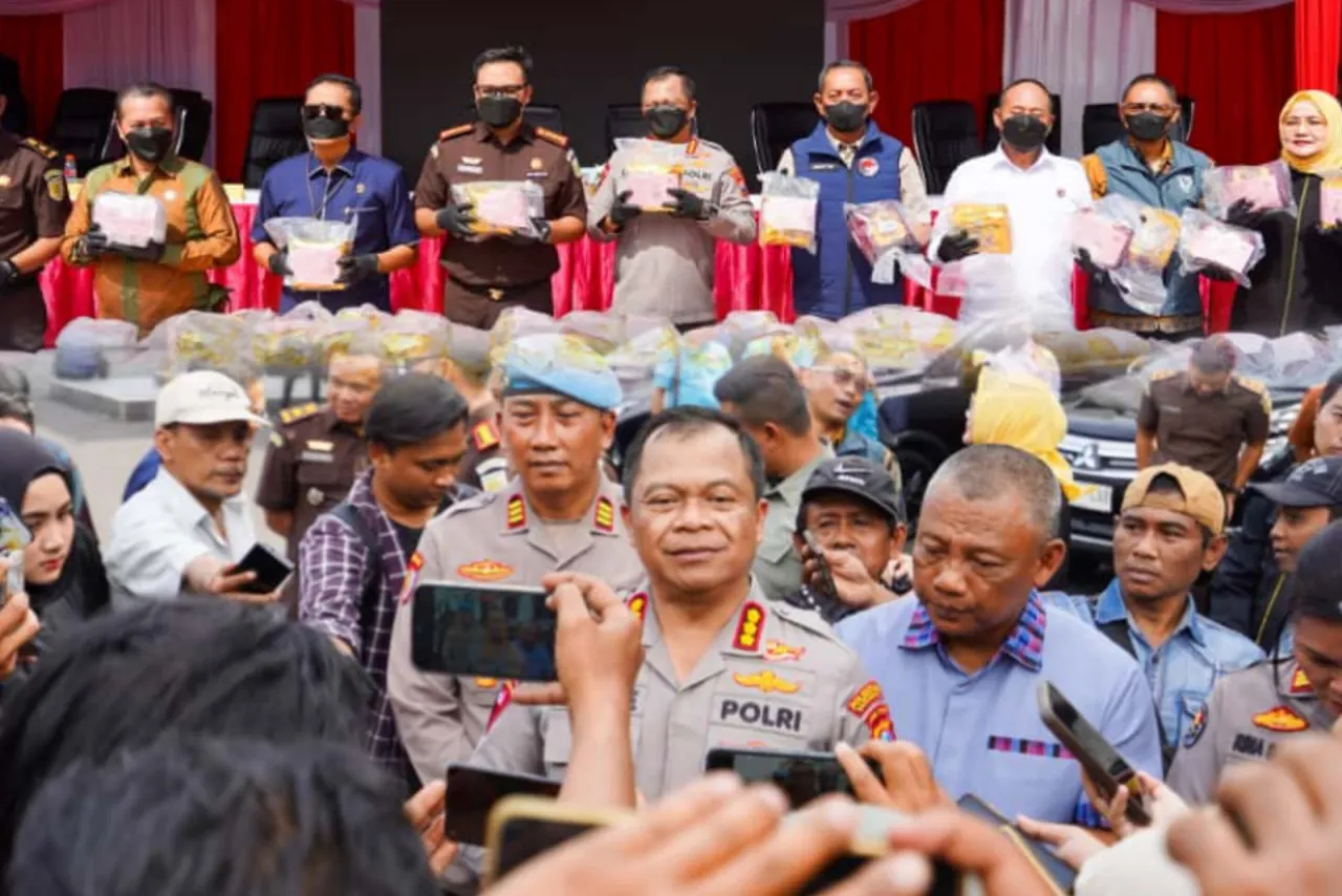 Narkoba Senilai 127 Miliar Berhasil Disita Polrestabes Surabaya, 881 Ribu Jiwa Terselamatkan