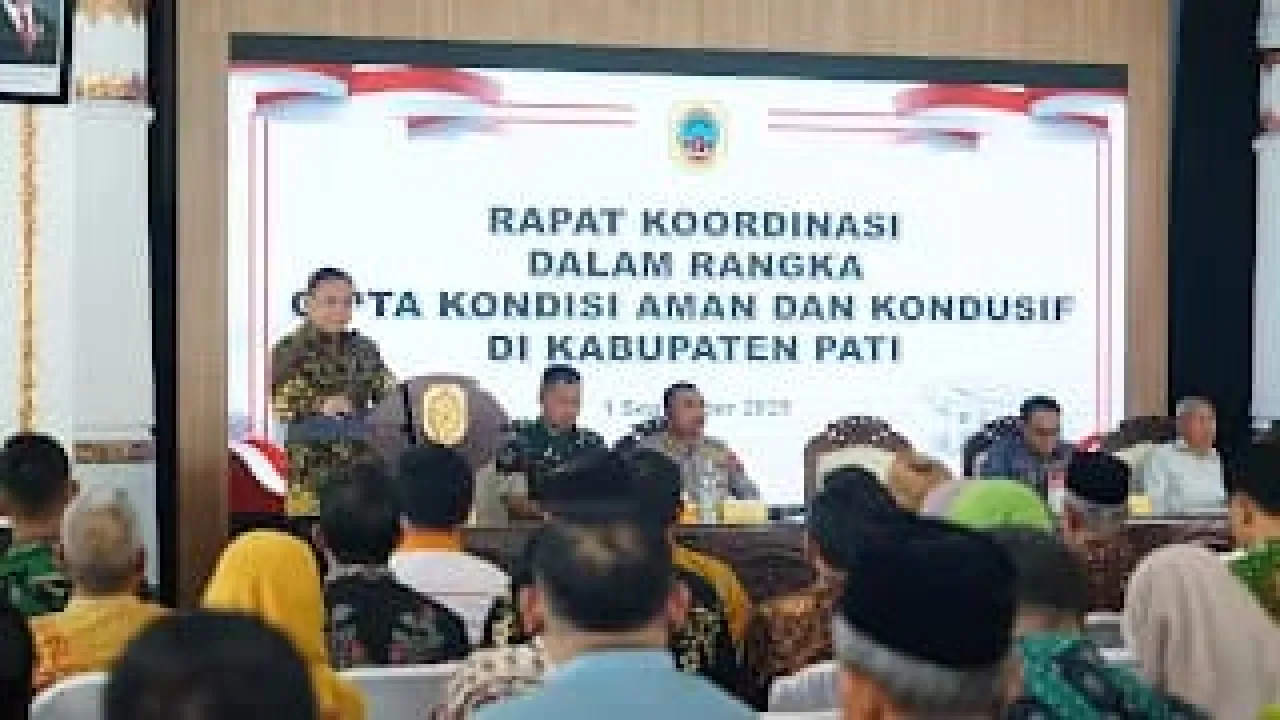 Kabupaten Pati Tingkatkan Koordinasi untuk Ciptakan Kondisi Aman dan Kondusif Guna Tarik Investasi