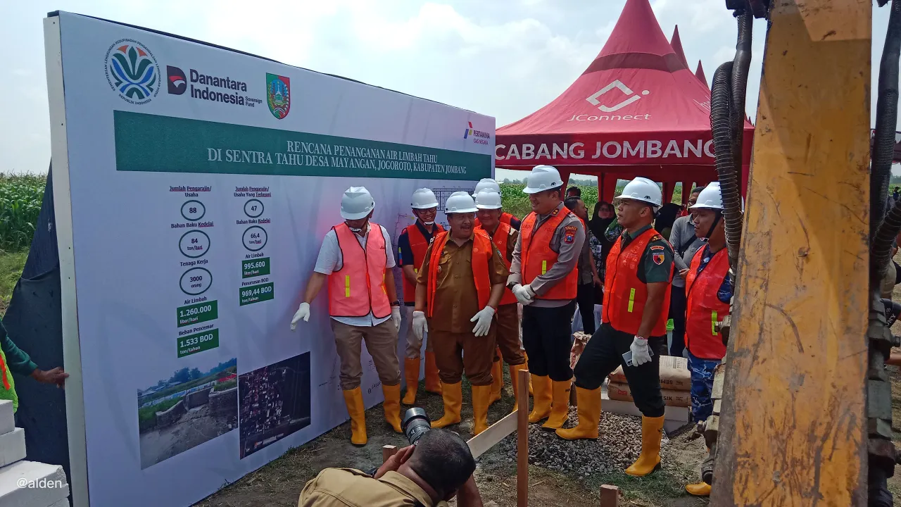 Tingkatkan Pengelolaan Limbah Industri Tahu melalui Pembangunan IPAL Komunal