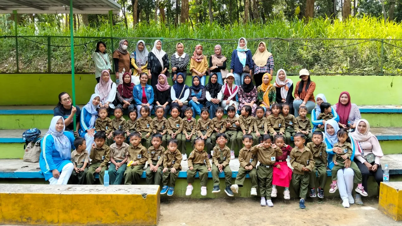 TK Tunas Rimba 1 Rembang Gelar Out Bond Dan Wisata Renang Di Mantingan